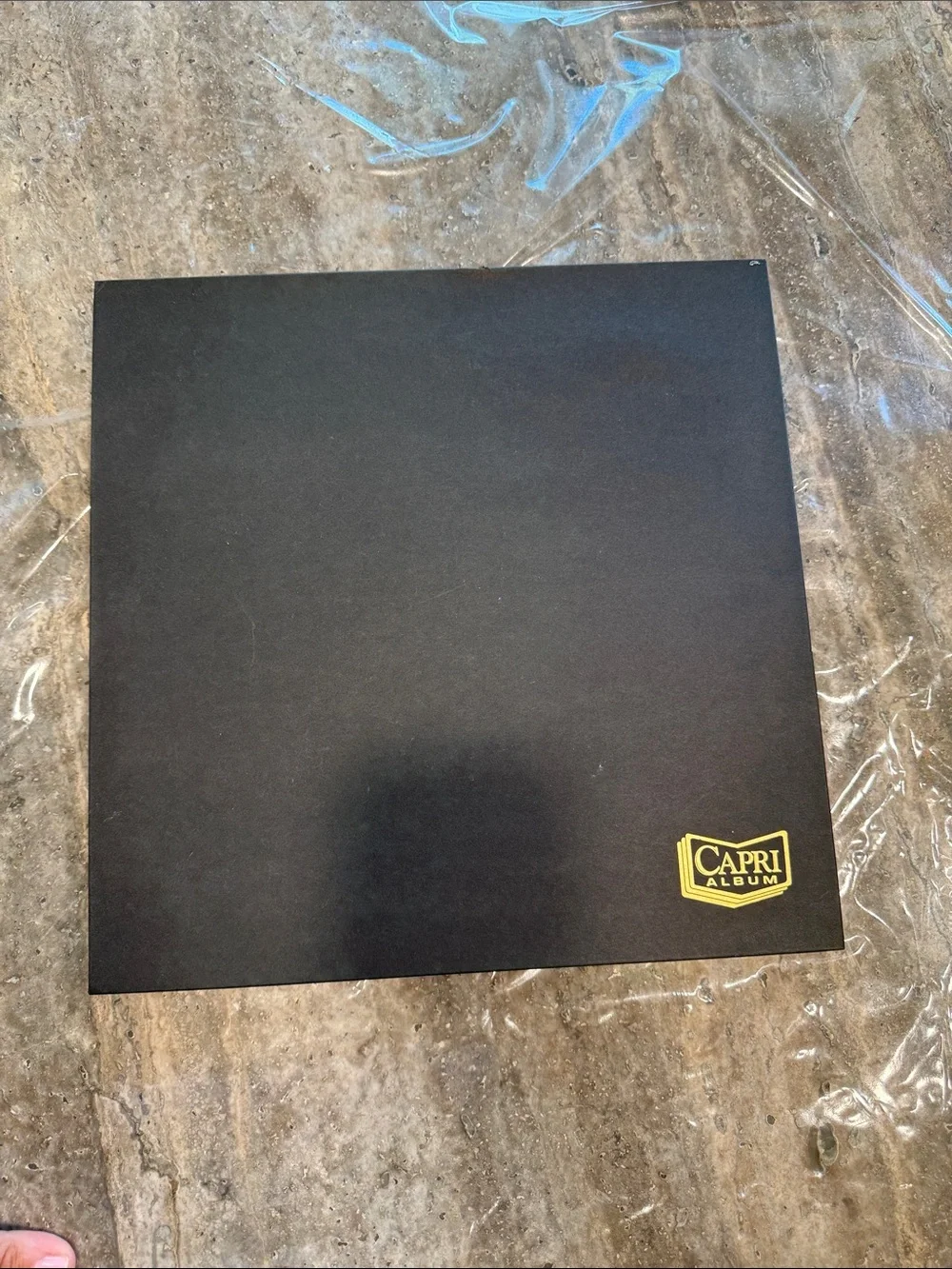 Large Book Black Frame Vienna White